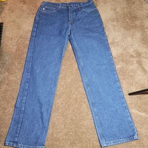Carhartt FR Flame Resistant 35x34 Blue Work Jeans Mens 1022821  2112 CAT‎ 2